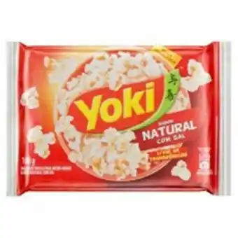 Supermercados Paraná Pipoca de microondas yoki pop corn natural com sal 100g oferta