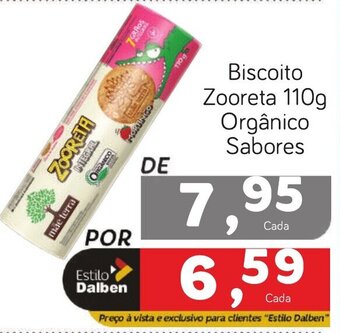 Biscoito Zooreta 110g Orgânico