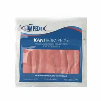 Supermercados Paraná Kani bom peixe congelado 250g oferta