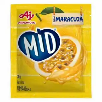 Supermercados Paraná Refresco em pó mid maracujá 20g oferta