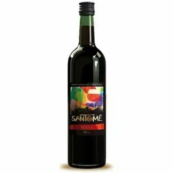 Vinho nacional santome tinto suave garrafa 750ml