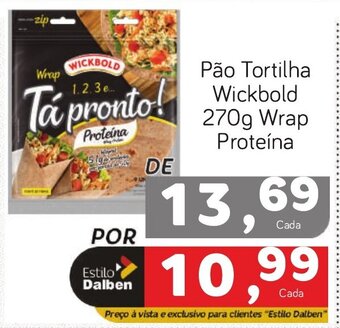 Pão Tortilha Wickbold 270g Wrap Proteína