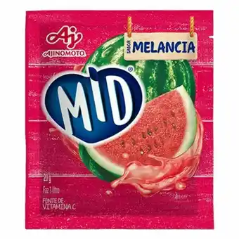 Supermercados Paraná Suco em pó mid melancia 20g oferta