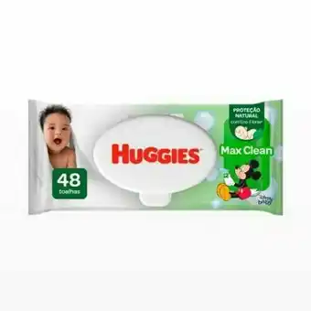 Supermercados Paraná Lenço umedecido huggies max clean 48unid oferta