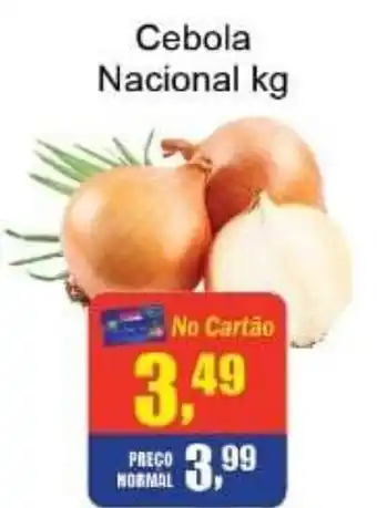 Supermercados Paraná Cebola Nacional 1kg oferta