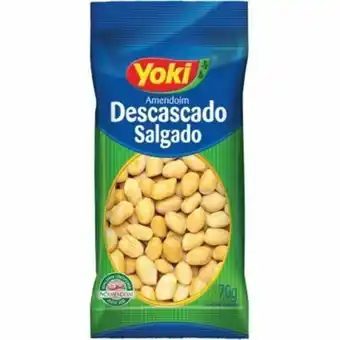 Supermercados Paraná Amendoim descascado yoki salgado pacote 70g oferta
