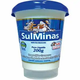 Supermercados Paraná Requeijão cremoso sulminas com amido pote 200g oferta