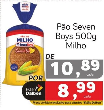 Pão Seven Boys 500g Milho