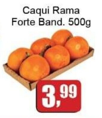 Supermercados Paraná Caqui Rama Forte Band. 500g oferta
