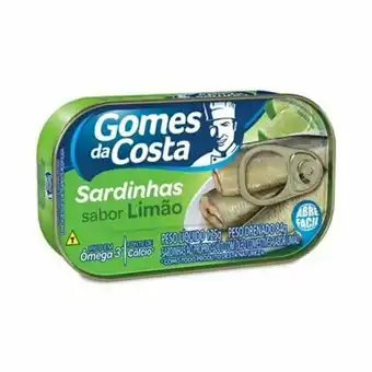 Supermercados Paraná Sardinha gomes da costa limão 125g oferta