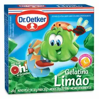 Supermercados Paraná Gelatina oetker limão 20g oferta