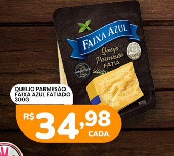 QUEIJO PARMESÃO FAIXA AZUL FATIADO 300G