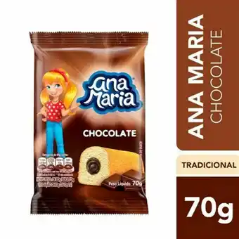 Bolinho ana maria chocolate 70g