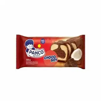 Supermercados Paraná Bolo panco chocoboy coco e chocolate unidade 300g oferta