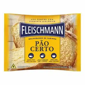 Supermercados Paraná Melhorador de farinha fleischmann para pães pão certo 10g oferta