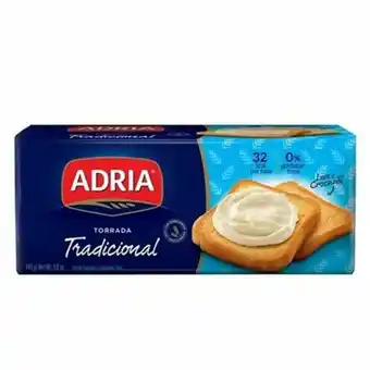 Supermercados Paraná Torrada adria tradicional embalagem 142g oferta