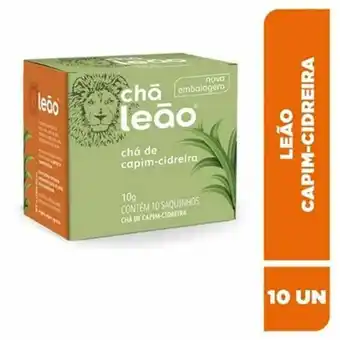Chá leão capim cidreira sachê 10un