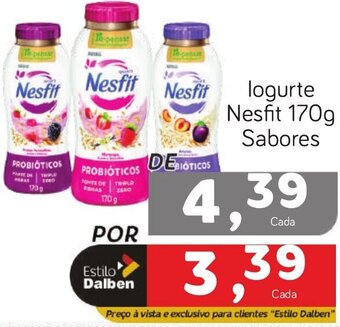 Supermercado Dalben logurte Nesfit 170g Sabores. oferta