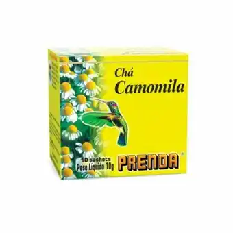 Chá de camomila prenda embalagem sachês 10 un