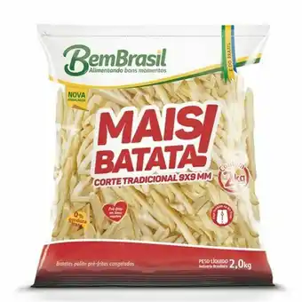 Supermercados Paraná Batata palito mais batata bem brasil 2kg oferta