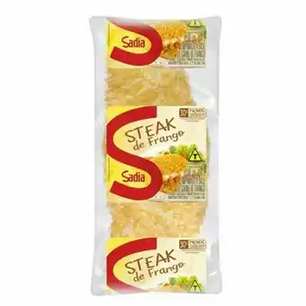 Supermercados Paraná Steak frango sadia 100g oferta