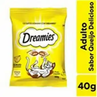 Petisco para gatos adultos dreamies queijo 40g