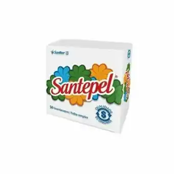 Supermercados Paraná Guardanapo de papel santepel 24x22cm pacote 50 unidades oferta
