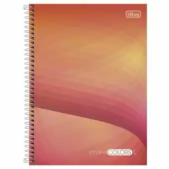 Índice telefônico tilibra phone colors 39 folhas espiral capa dura 1 unidade