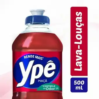 X Supermercados Detergente ypê maçã 500ml oferta