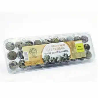 X Supermercados Ovos de codorna granja dois irmãos c/30un oferta