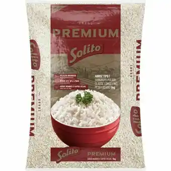 X Supermercados Arroz tipo 1 solito premium pacote 5kg oferta