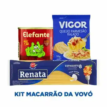 X Supermercados Kit macarrão da vovó oferta