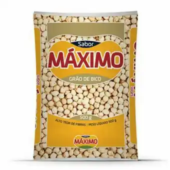 Grão de bico máximo tipo 1 embalagem 500g