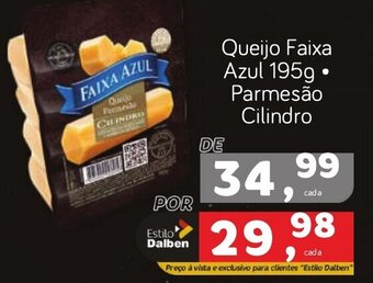 Queijo Faixa Azul 1959. Parmesão Cilindro