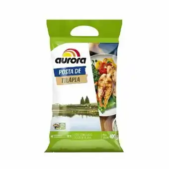 X Supermercados Peixe aurora posta 400g tilapia oferta