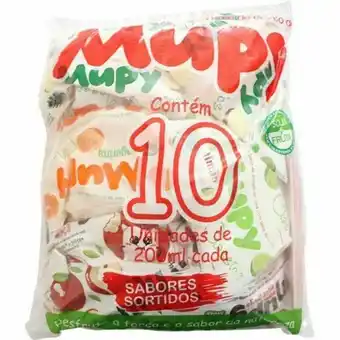Bebida de soja mupy nippo sabor misto 10 unidades 200ml