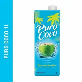 Água de coco puro coco 1 litro