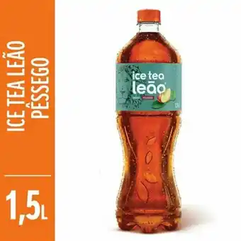 Chá pronto leão ice tea pêssego 1,5 litro