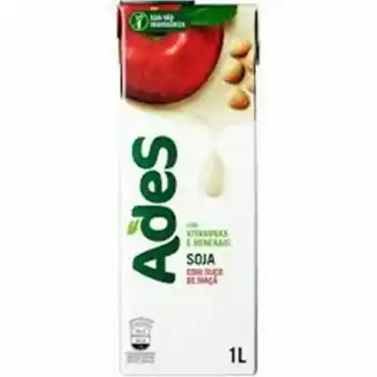 Suco de soja ades maçã 1l