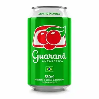 X Supermercados Refrigerante antarctica guaraná zero 350ml oferta