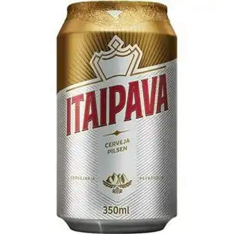 X Supermercados Cerveja itaipava lata 350ml oferta