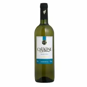 X Supermercados Vinho branco chalise seco 750ml oferta