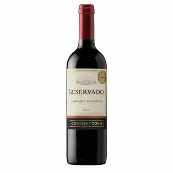 X Supermercados Vinho tinto chileno concha y toro cabernet sauvignon reservado garrafa 750ml oferta