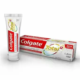 X Supermercados Creme dental colgate total 12 clean mint 90g oferta