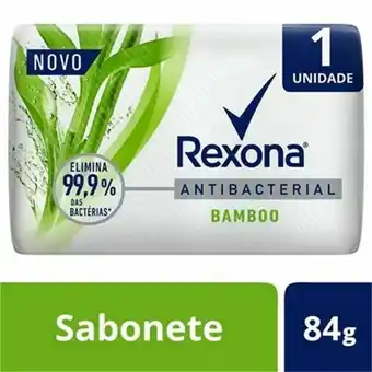 X Supermercados Sabonete rexona antibacterial bamboo 84g oferta