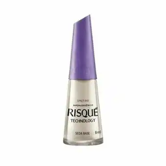 X Supermercados Esmalte risqué technology linha de tratamento seda base 8ml oferta