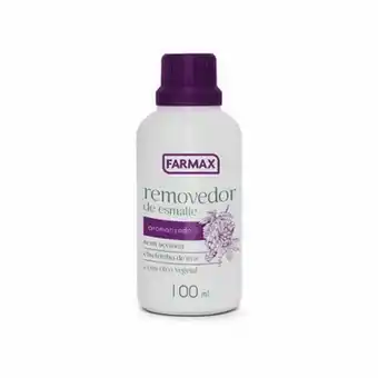 X Supermercados Removedor farmax aromatizado sem acetona uva embalagem 100ml oferta