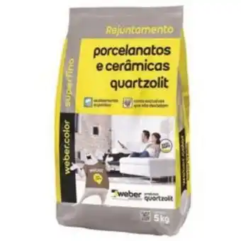 Obramax Rejunte porcelanato preto 5kg oferta