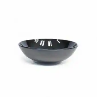 Obramax Cuba de vidro redonda cr35 preta oferta