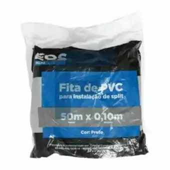 Obramax Fita pvc preta com 50 metros oferta